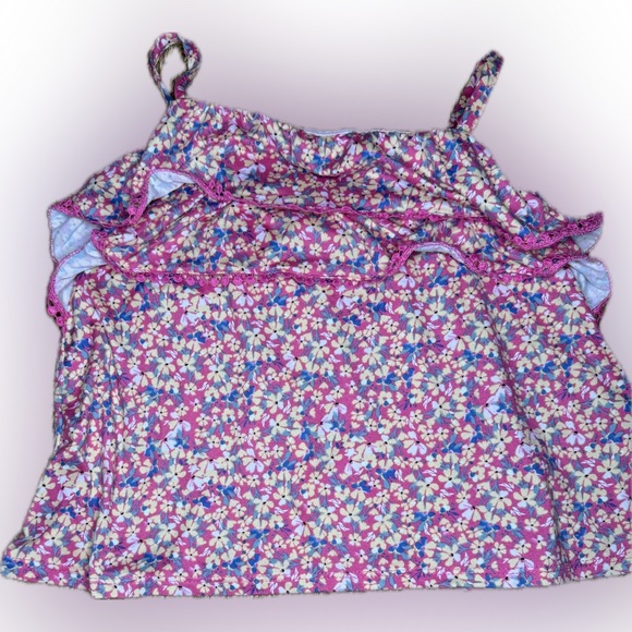 Btween matching set- pink floral- top and bottoms- SIZE 8 - Picture 5 of 6